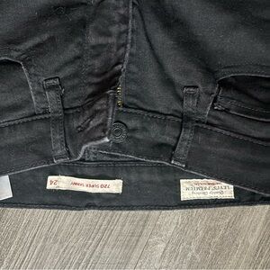 Levi's Black 720 super skinny
